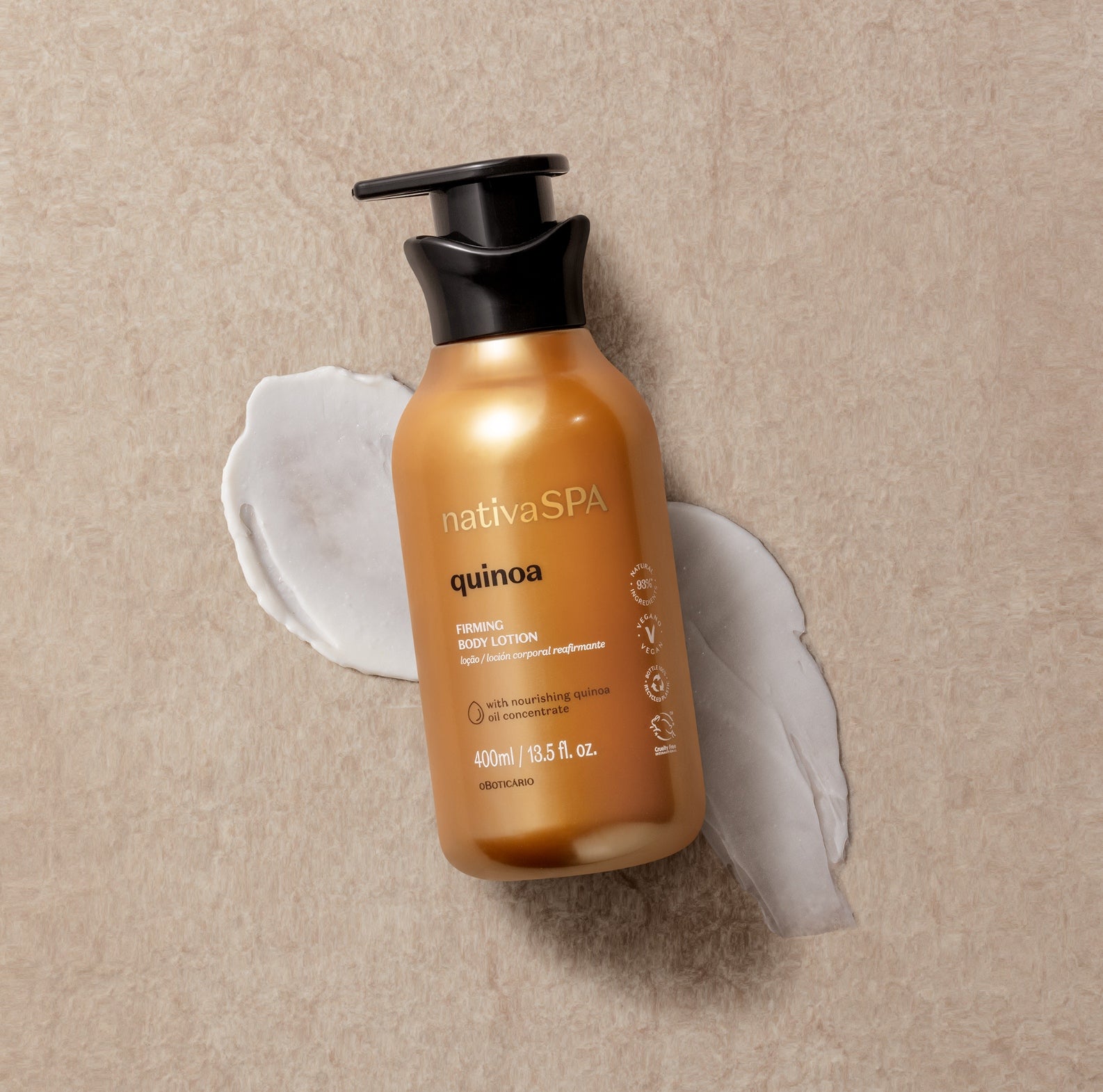 2-step Quinoa Set: Body Lotion + Body Oil