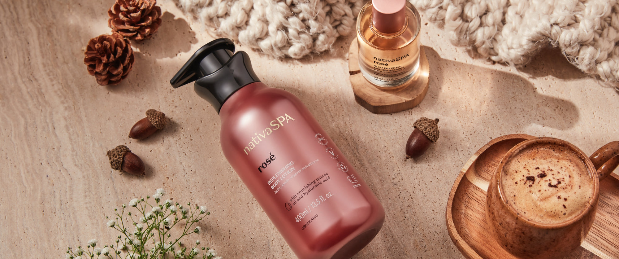 Unleash Your Glow with Nativa SPA's Nutrient-Rich Rose Lotion