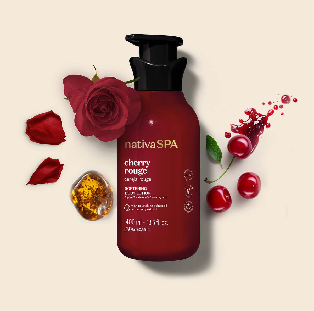 Nativa SPA Cherry Rouge Body Lotion