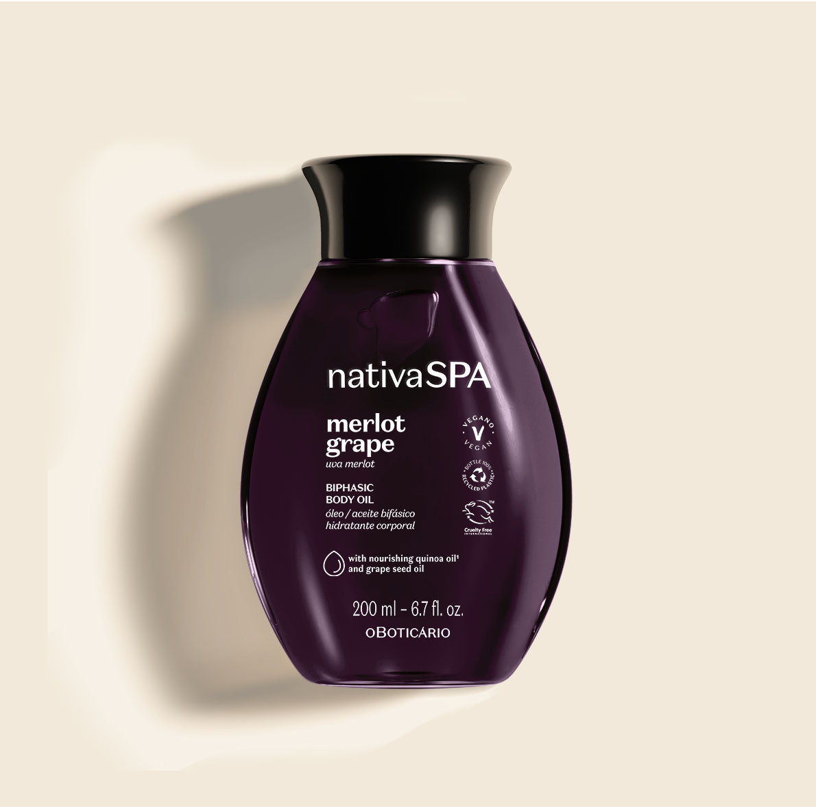 Merlot Grape Biphase Body Oil