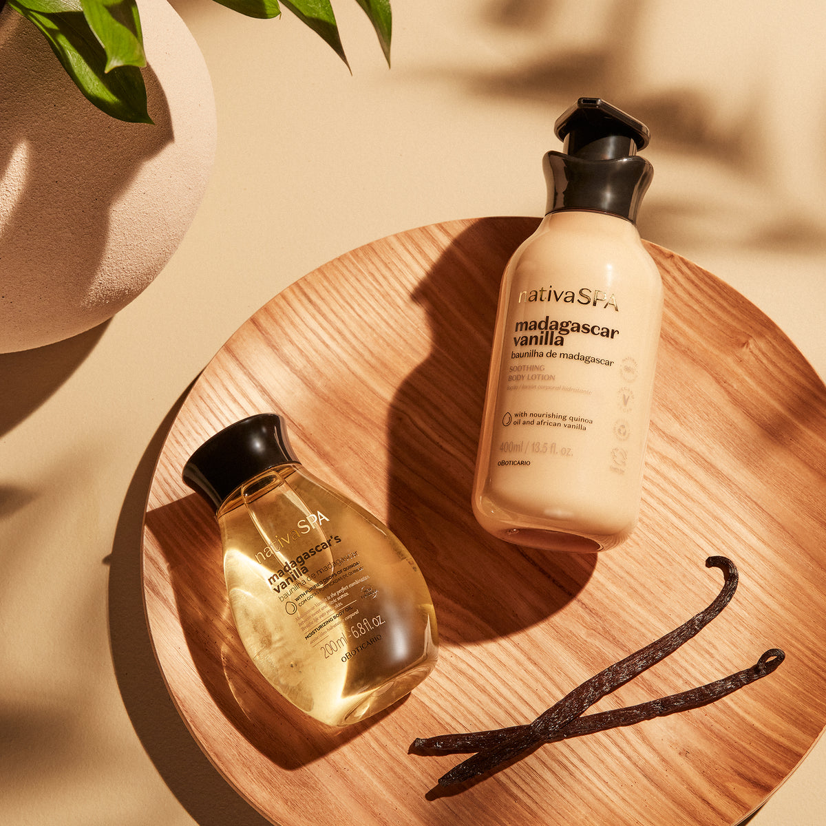 2-step Vanilla Set: Body Lotion + Body Oil