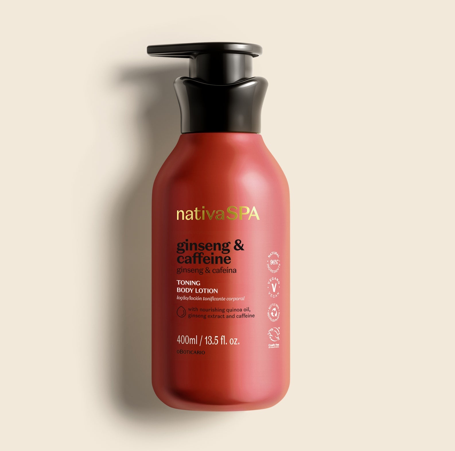 Ginseng & Caffeine Toning Body Lotion