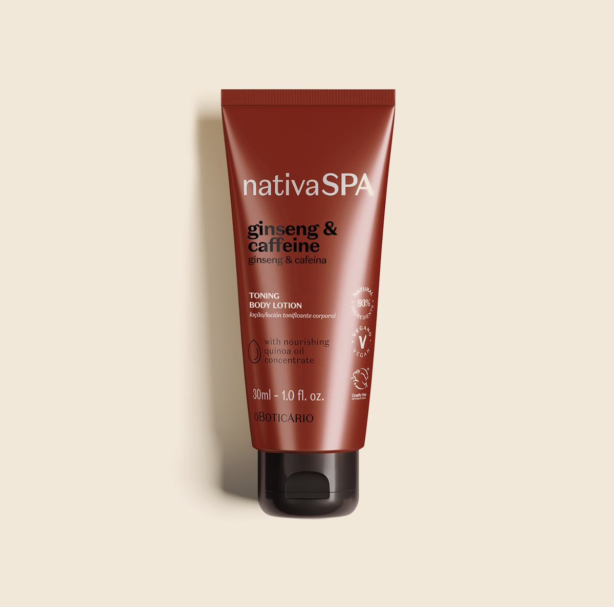 Ginseng & Caffeine Toning Travel-Size Lotion