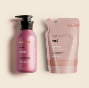 Conscious Set Rosé: Body Lotion + Refill