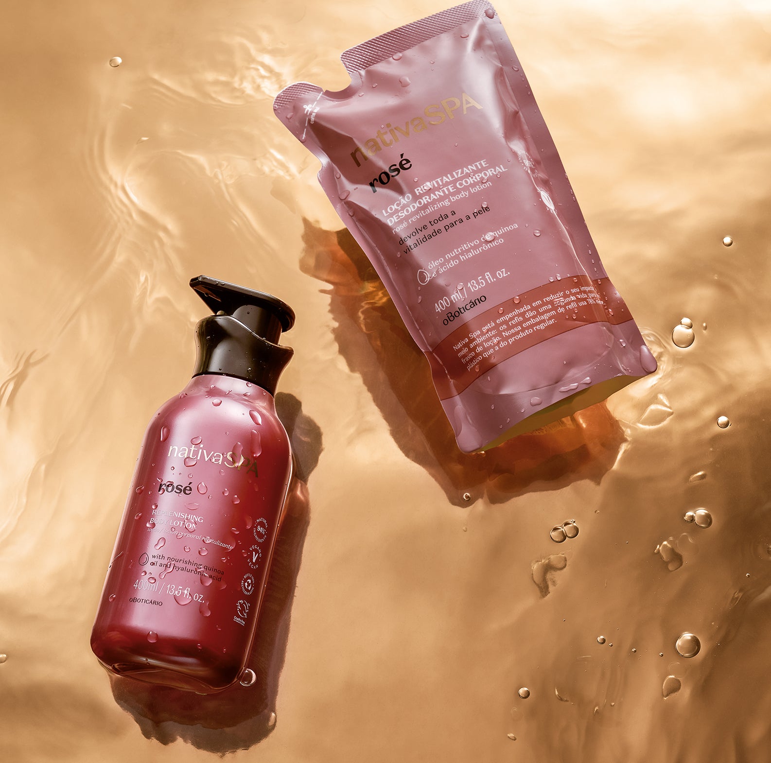 Conscious Set Rosé: Body Lotion + Refill