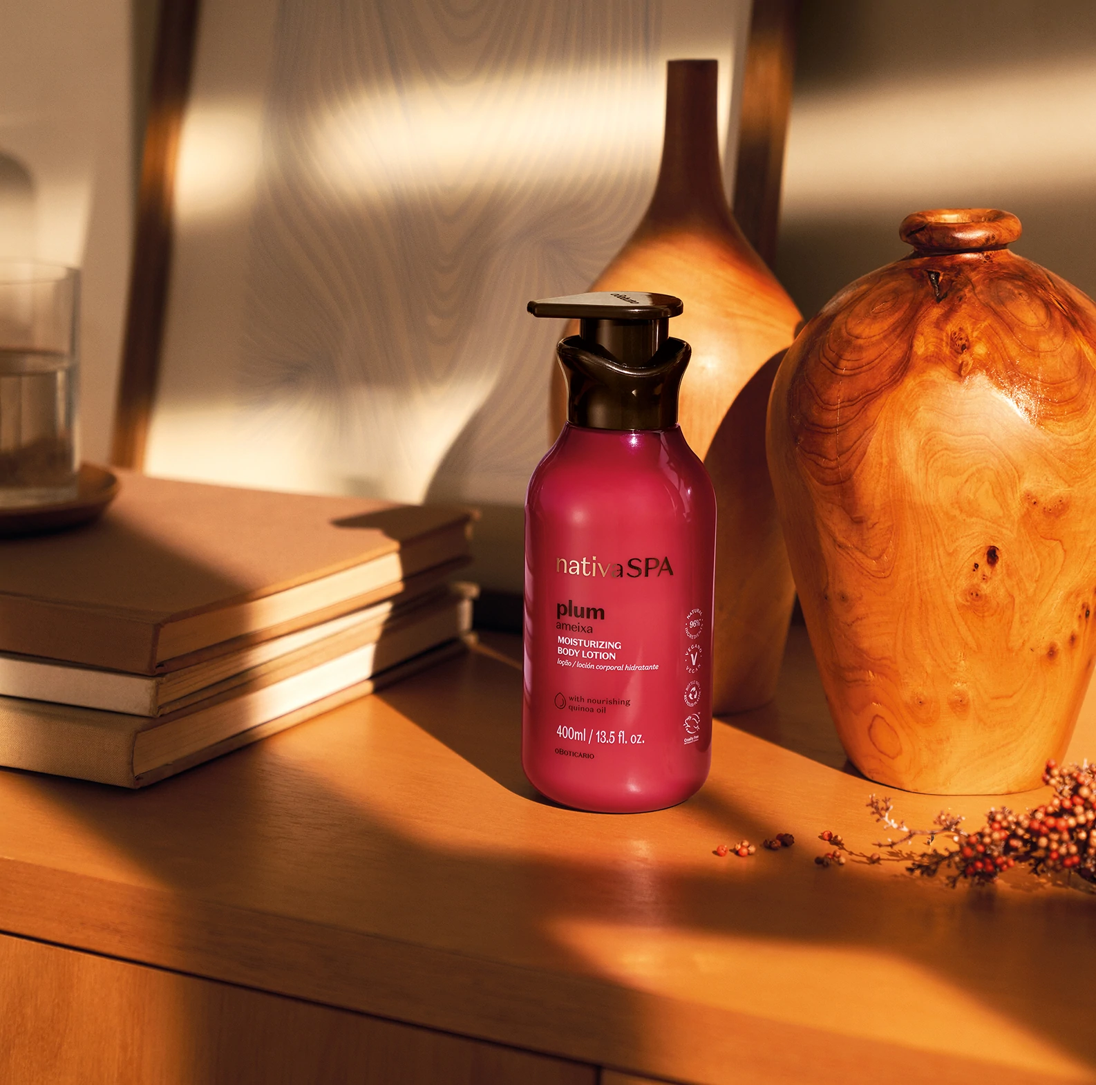 Conscious Set Plum: Body Lotion + Refill